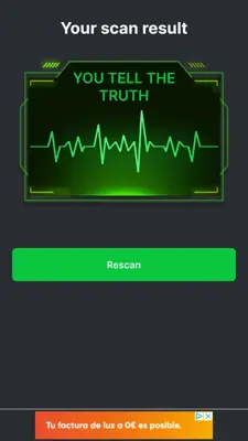 Lie Detector android App screenshot 8